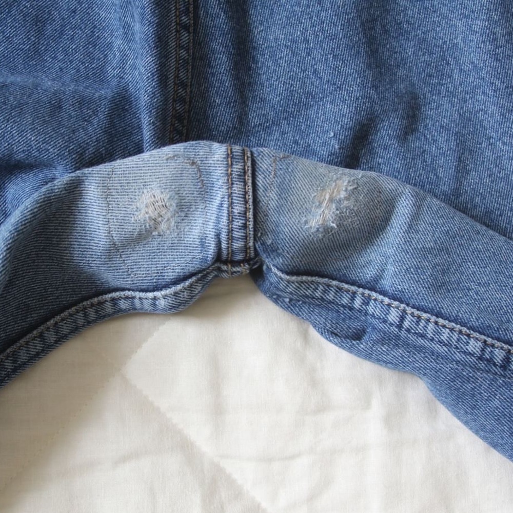 Western-Style High-Rise Women’s Jeans in Medium Blue - Picture 7 of 7